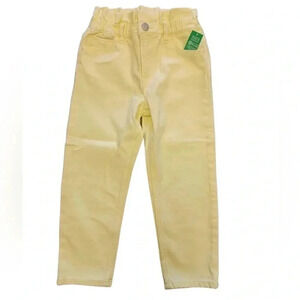 Baby Gap  Yellow Paper Bag Waist Jeans Size 5